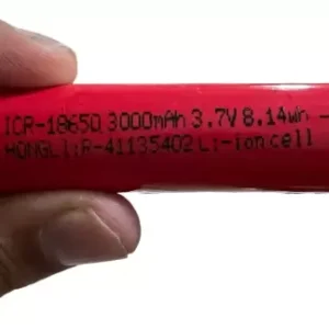 QICCT Rechargeable Li-ion battery 18650 3.7V 3000mah ( 1 Pc )  Battery ()