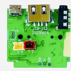 QICCT (2 Pcs) TG112 Audio Speaker Board with connector,Bluetooth,USB,AUX,TF Card Sound Recorder and Sound Circuit Electronic Hobby Kit