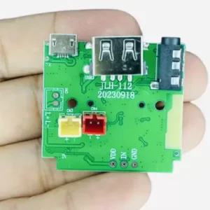 QICCT (5 Pcs ) TG112 Audio Speaker Board with connector,Bluetooth,USB,AUX,TF Slot Sound Recorder and Sound Circuit Electronic Hobby Kit