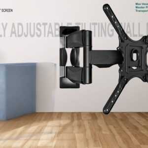 QICCT-P4 Fully Adjustable TV Wall Mount Bracket for 23 inch to 60 inch LCD/LED/Monitor/Smart TV