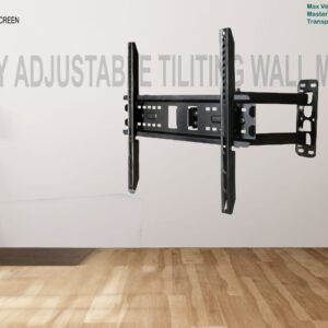 QICCT-A3 Fully Adjustable TV Wall Mount Bracket for 26 inch to 55 inch LCD/LED/Monitor/Smart TV