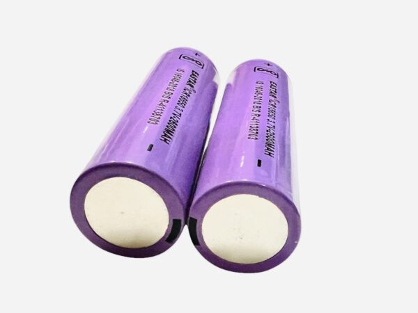 QICCT 18650 Lithium (Pack of 2) battery 2600mah 3.7v Rechargeble battery (Pack of 2) - Image 3