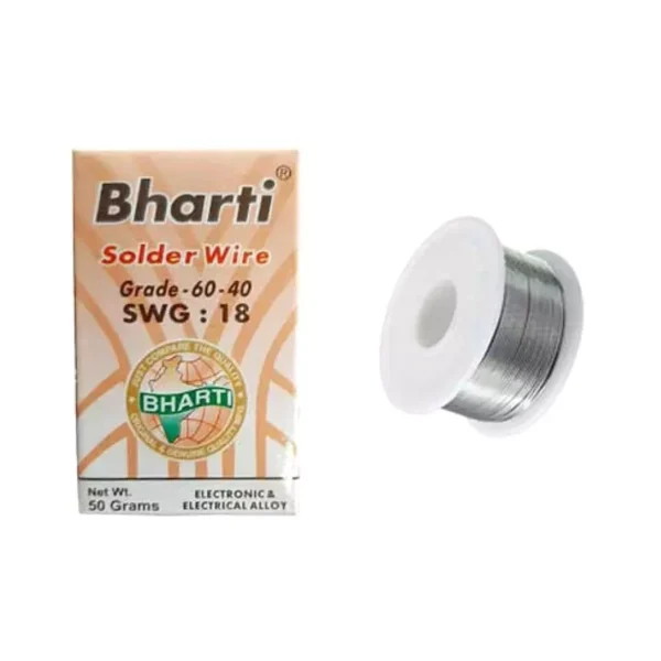 QICCT-Generic Bharti Flux Cored Solder Wire - 50 g