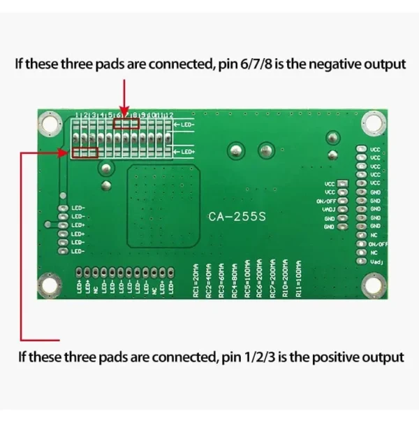 QICCT-CA-255S Single Coil Universal Backlight Inverter Board 10-48 Inch LED TV - Image 4