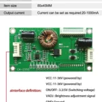 QICCT-CA-255S Single Coil Universal Backlight Inverter Board 10-48 Inch LED TV