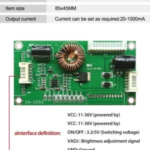 QICCT-CA-255S Single Coil Universal Backlight Inverter Board 10-48 Inch LED TV